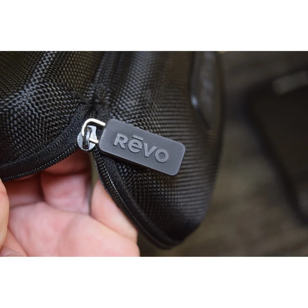 REVO Zippered Nylon Hard Clam Shell CASE ONLY for Glasses Sunglasses